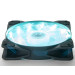 Кулер Frime Iris LED Fan 15LED Azure (FLF-HB120A15); 120х120х25мм, 3-pin+4-pin