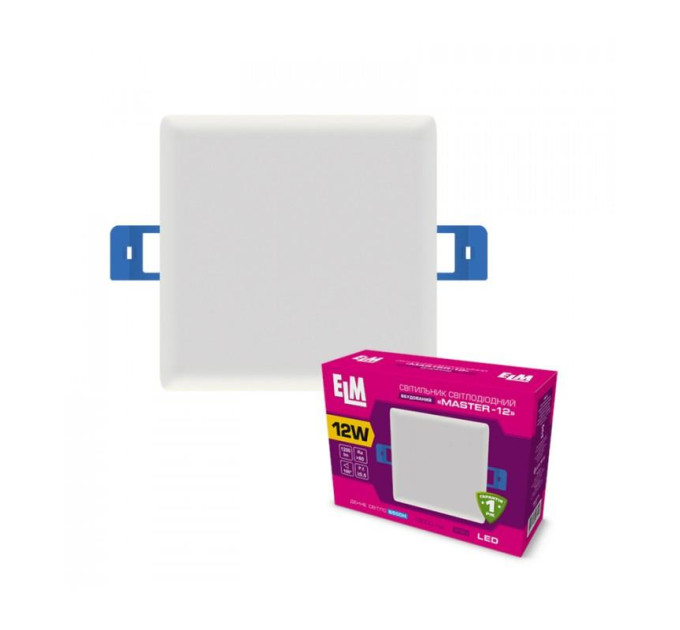 Світильник ELM Master 12W 4000К IP20 (26-0096)