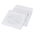 Конверти для CD  (124х124 мм), НК з вікном, 50 шт/уп, білі Kuvert (6108_50) [ENV-KUV-CD-6108_50]