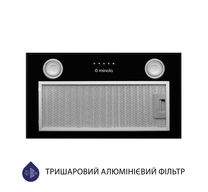 Витяжка  Minola HBI 5722 BL 1200 LED