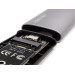 Кишеня для жорстких дисків Frime M.2 NVMe PCIe, USB 3.2 Type-C, Metal, Silver (FHE401.M2UC)
