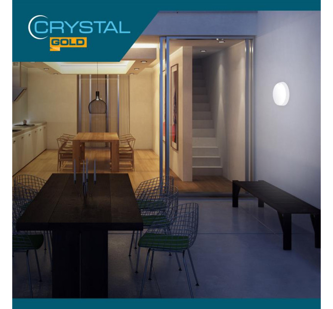 Світильник настінно-стельовий світлодіодний CRYSTAL GOLD 15W KORAL DNL-030