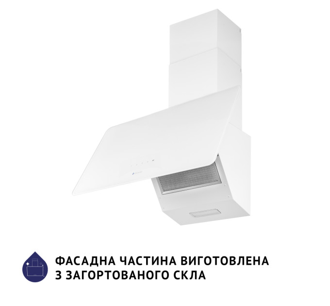 Витяжка  MINOLA Декоративна ,похила HDN 6224 WH 700 LED