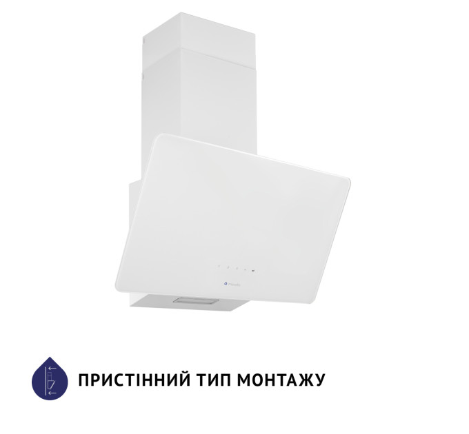 Витяжка  MINOLA Декоративна ,похила HDN 6224 WH 700 LED