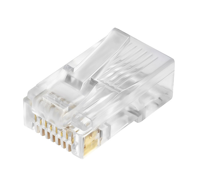 Конектор RJ 45 Merlion (RJ45ML-100-CAT6/17265) Cat. 6 UTP, 100 шт/уп