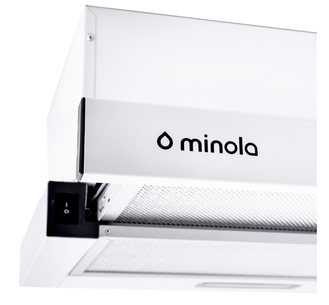 Витяжка  MINOLA HTL 5214 WH 700 LED, Телескопічна, вбудована