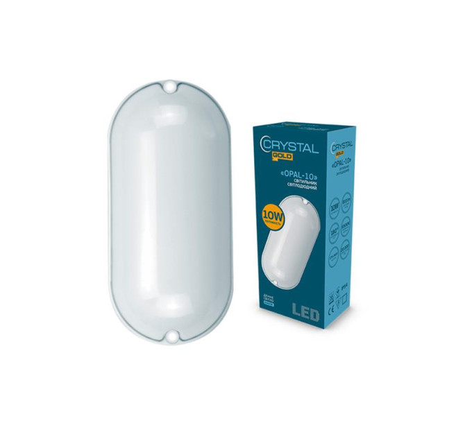Світильник CRYSTAL GOLD 10W IP 54 OPAL DNL-028