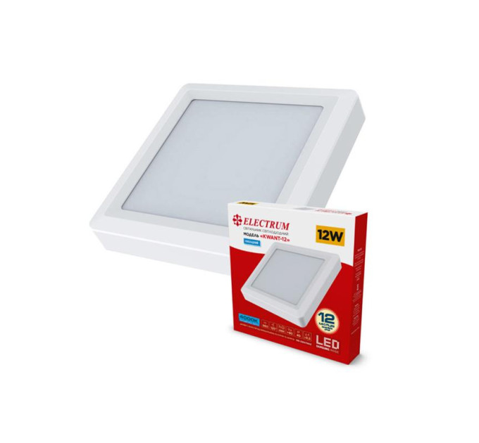 Світильник Electrum 12W 4000К KVANT B-LD-1967