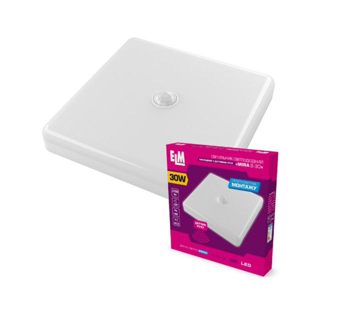 Світильник ELM MIRA S 30W 6500К IP40