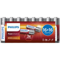 Батарейка  Philips Power Alkaline LR6 AA BL/32 (LR6P32FV/10)