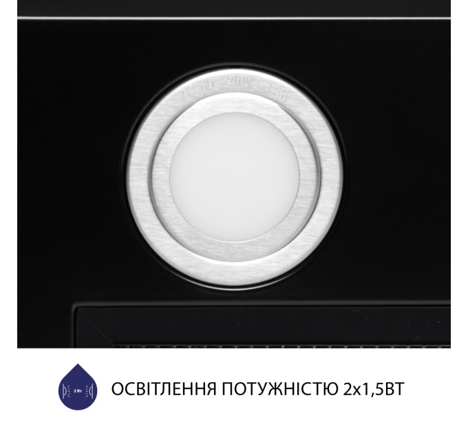 Витяжка повновбудована  Minola HBI 5222 BLF 700 LED