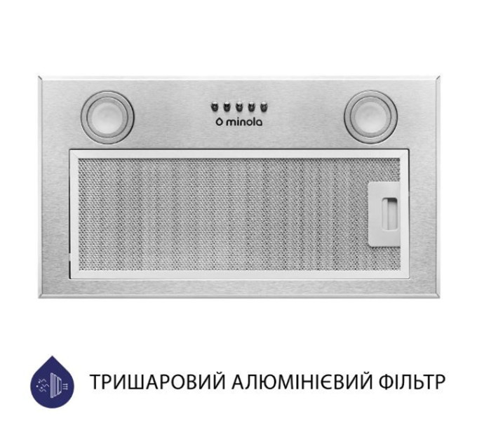 Витяжка  MINOLA HBI 5722 I 1200 LED Повновбудована