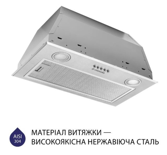 Витяжка  MINOLA HBI 5722 I 1200 LED Повновбудована
