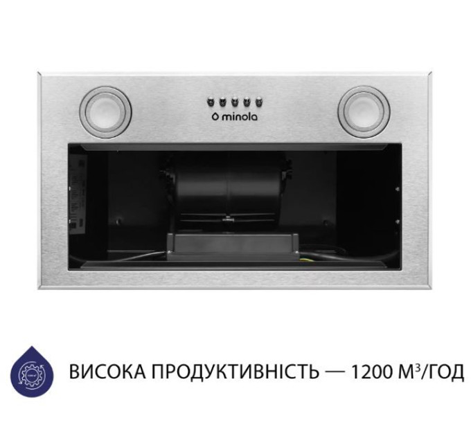 Витяжка  MINOLA HBI 5722 I 1200 LED Повновбудована