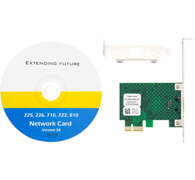 Мережева карта  Frime PCI-E x1 Gigabit Ethernet Intel I225-V (NCF-GbLanI225-V.LP)