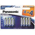 Батарейка  Panasonic Evolta AA лужні 8 шт. в упаковці (LR6EGE/8B4F)