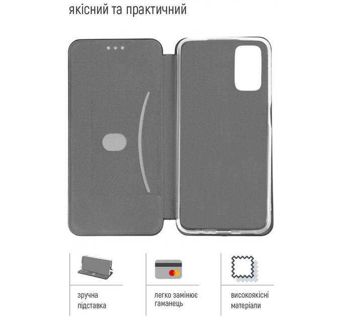 Чохол-Книжка  ColorWay для Motorola Moto G55 Black (CW-CSBMG55-BK)