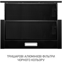 Витяжка  MINOLA HTL 6714 BLF 1100 LED, Телескопічна