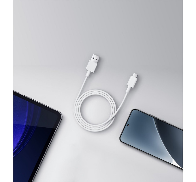 Кабель  Xiaomi USB-A to USB-C Cable 3A 1m (BHR087GGL) білий