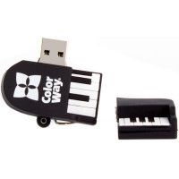 Флешка ColorWay Piano 64 GB 3.0 Black (CW-USBPO64)