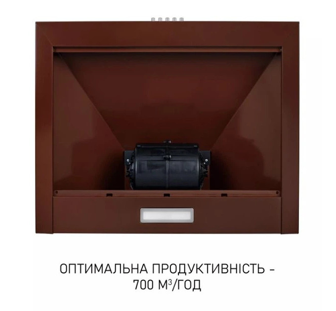 Витяжка  MINOLA HK 6214 BR 700 LED Купольна, пристінна