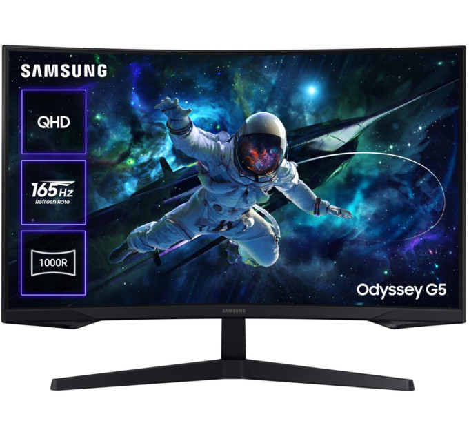 Монітор  Samsung 32" Odyssey G5 S32CG550 (LS32CG550EIXCI) VA Black Б.В.