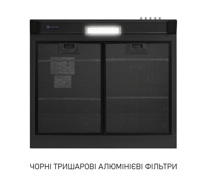 Витяжка  Minola HPL 5200 BLF
