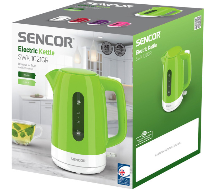 Sencor Електрочайник SENCOR SWK 1021GR