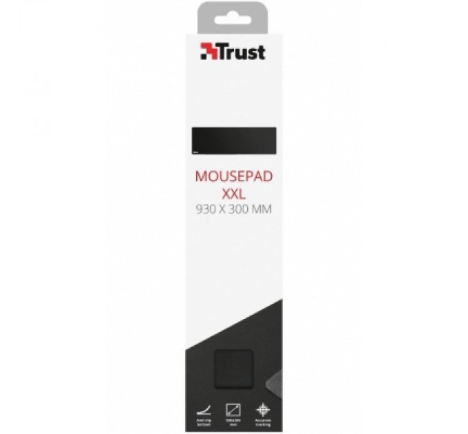 Trust Килимок для мишки Trust Mouse Pad XXL Black (24194)