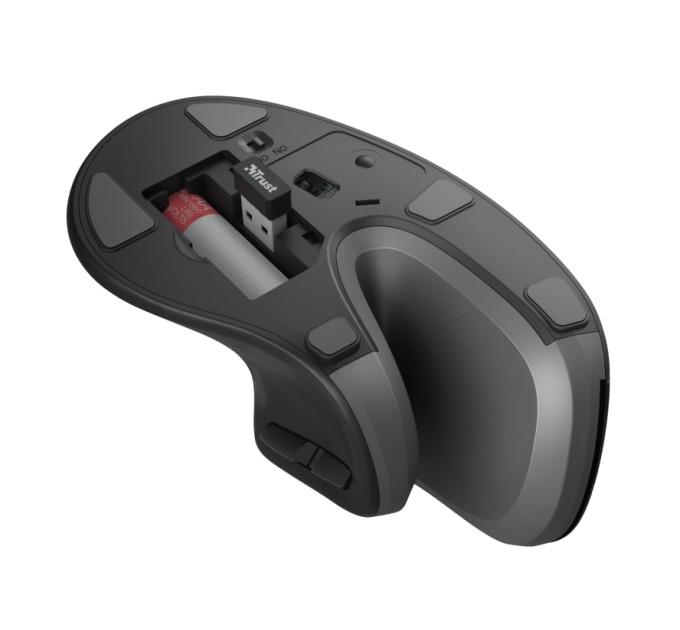 Trust Миша Trust Verro Ergonomic, WL, чорний