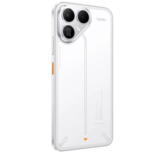 Tecno Смартфон TECNO POVA 8 5G (LK6) 6.76" 8/128ГБ, 2SIM, 8000мА•год, Arc White