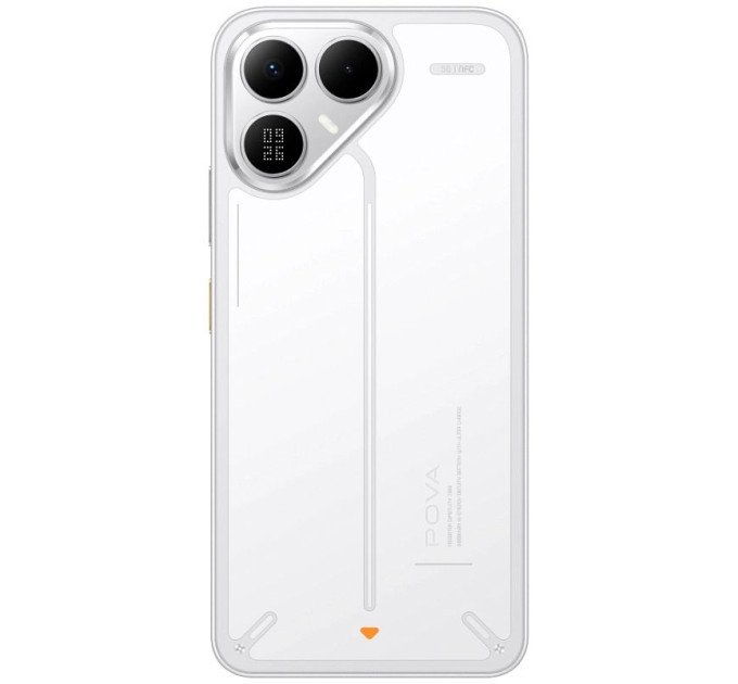 Tecno Смартфон TECNO POVA 8 5G (LK6) 6.76" 8/128ГБ, 2SIM, 8000мА•год, Arc White