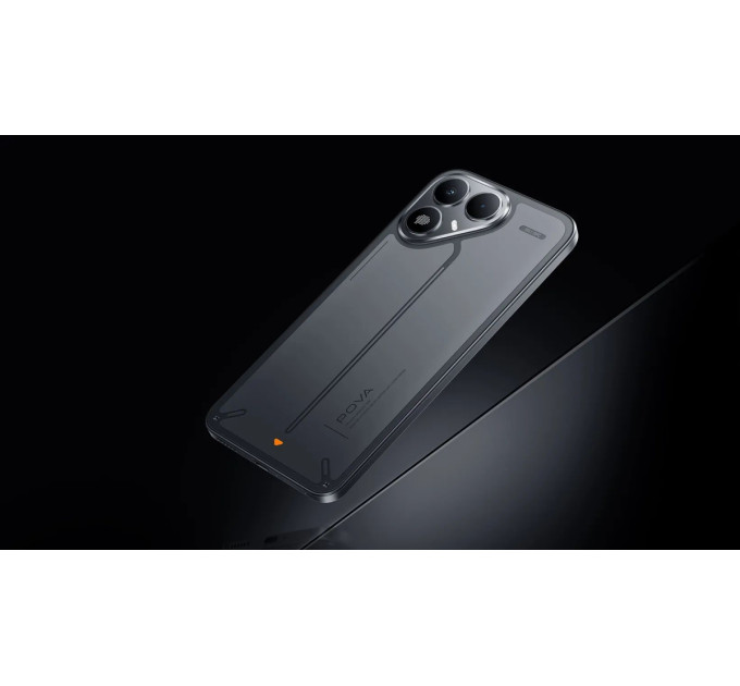 Tecno Смартфон TECNO POVA 8 5G (LK6) 6.76" 8/256ГБ, 2SIM, 8000мА•год, Graphite Black
