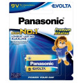 Panasonic Батарейка Panasonic Evolta лужна 6LR61(6LF22, MN1604, MX1604, Крона) блістер, 1 шт.