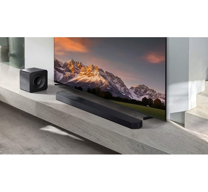 Samsung Саундбар Samsung HW-Q800H 400Вт, 5.1.2, BT, HDMI-eARC, Wi-Fi, саб, Dolby Atmos, чорний