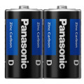 PANASONIC Batteries Батарейка Panasonic General Purpose вугільно-цинкова D(R20) плівка, 2 шт.