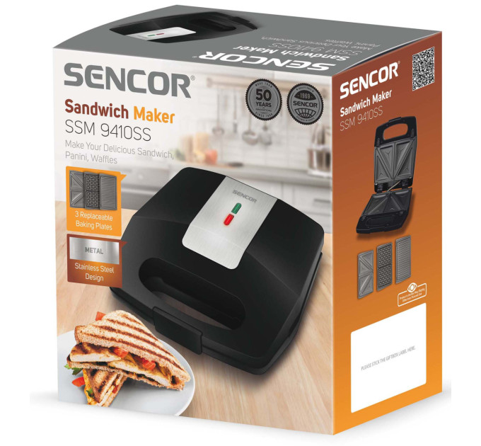 Sencor Бутербродниця Sencor SSM 9410SS
