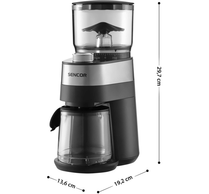 Sencor Кавомолка Sencor SCG 5060BK