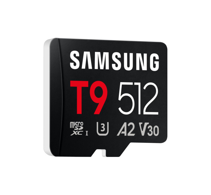 Samsung Карта пам'яті SAMSUNG MICRO SDXC T9 512GB, U3, V30, A2 до 200 Мб/с