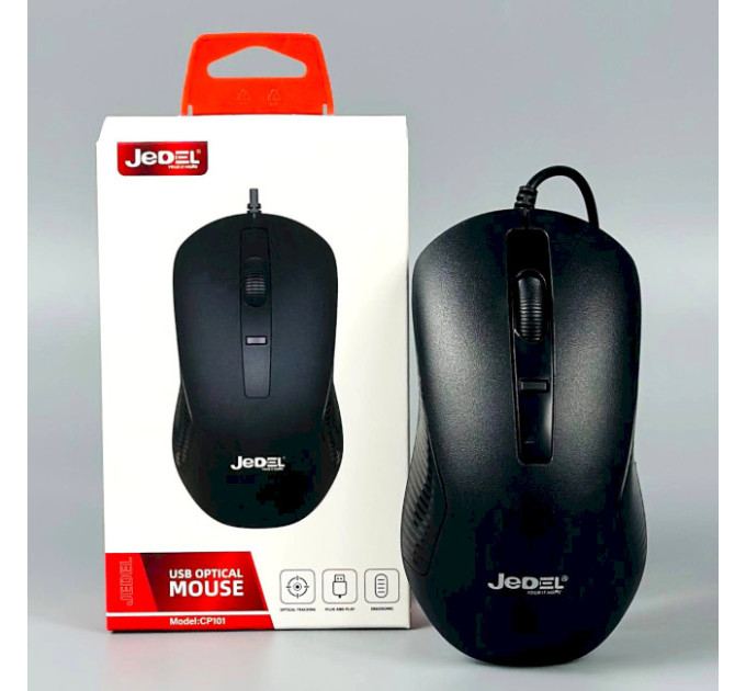 Мишка  JEDEL CP101-USB BLACK