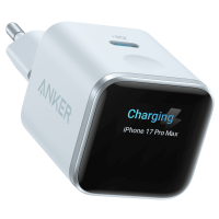 Мережевий зарядний пристрій  ANKER Nano Charger - 45W USB-C Smart Display (Синій)