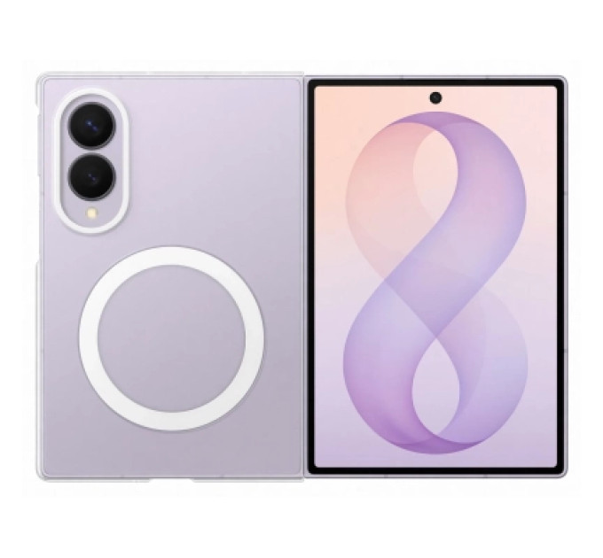 Samsung Чохол до мобільного телефона Samsung Galaxy Fold 8 Clear Magnet Transparent (EF-CF971CTEGUA)