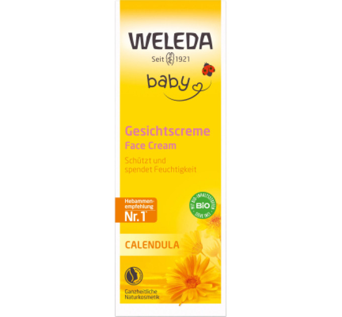 Weleda Дитячий крем Weleda Календула дитячий крем для обличчя 50 ml (4001638096614)