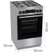 Gorenje Комбінована плита Gorenje GKS5C70HXF