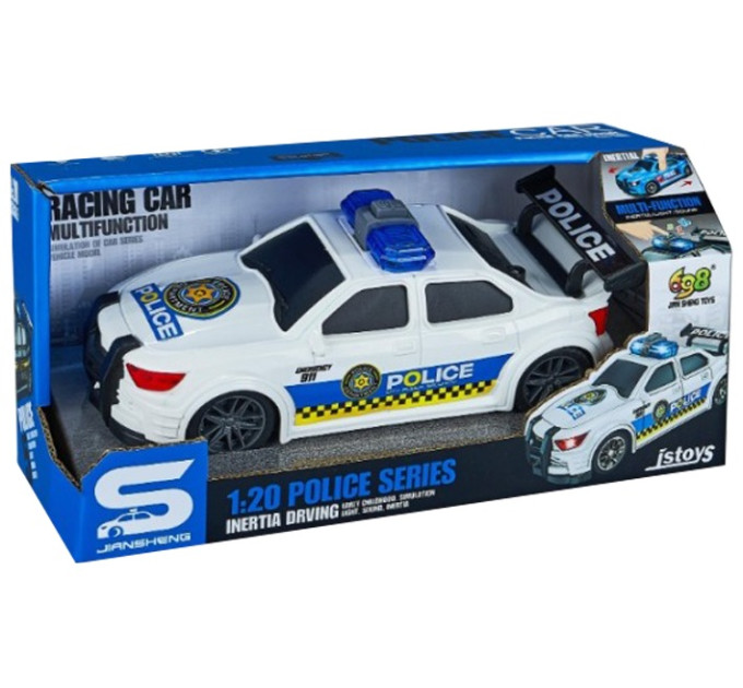 CARS S Іграшка CARS S Поліцейська машина біла 1:20 (CJ-4479339)