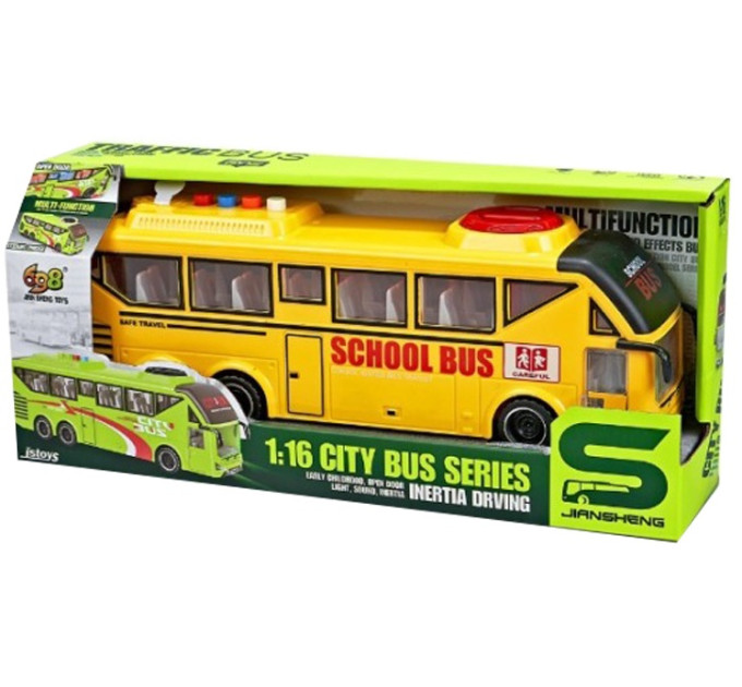 CARS S Іграшка CARS S Автобус шкільний 1:16 (CJ-4358571)