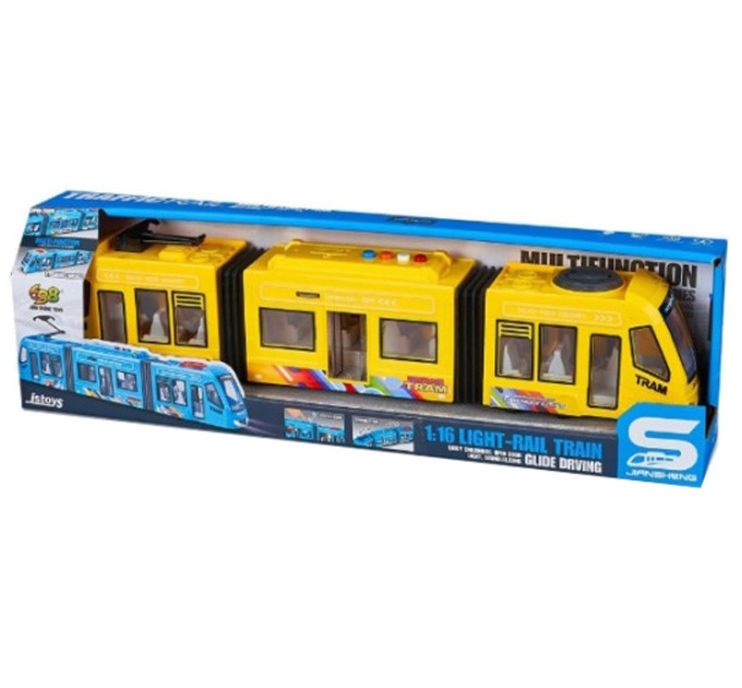 CARS S Іграшка CARS S Міський трамвай  жовтий 1:16 (CJ-4358574)