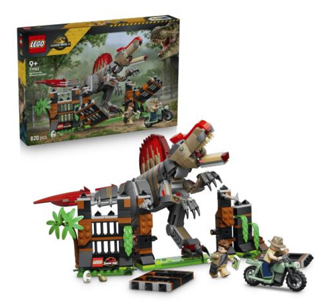 LEGO Конструктор LEGO Jurassic World Втеча спинозавра (77982)