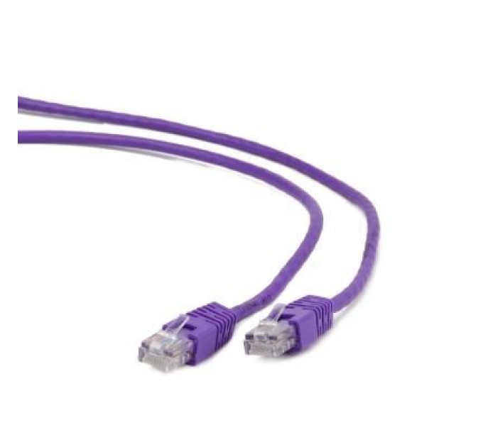 Cablexpert Патч корд Cablexpert PP6-0.25M/V, FTP, категорія. 6, литий,  50u" штекер із фіксатором, 0.25 м, фіолетовий