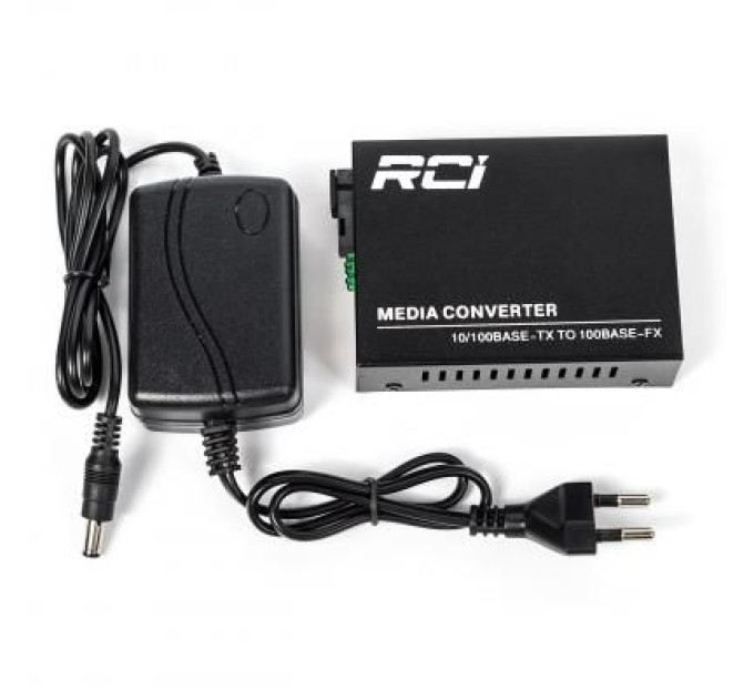 RCI Медіаконвертер RCI 100M, 20km, SC, RJ45, Tx 1550nm, standart size metal case (RCI902W-FE-20-R)